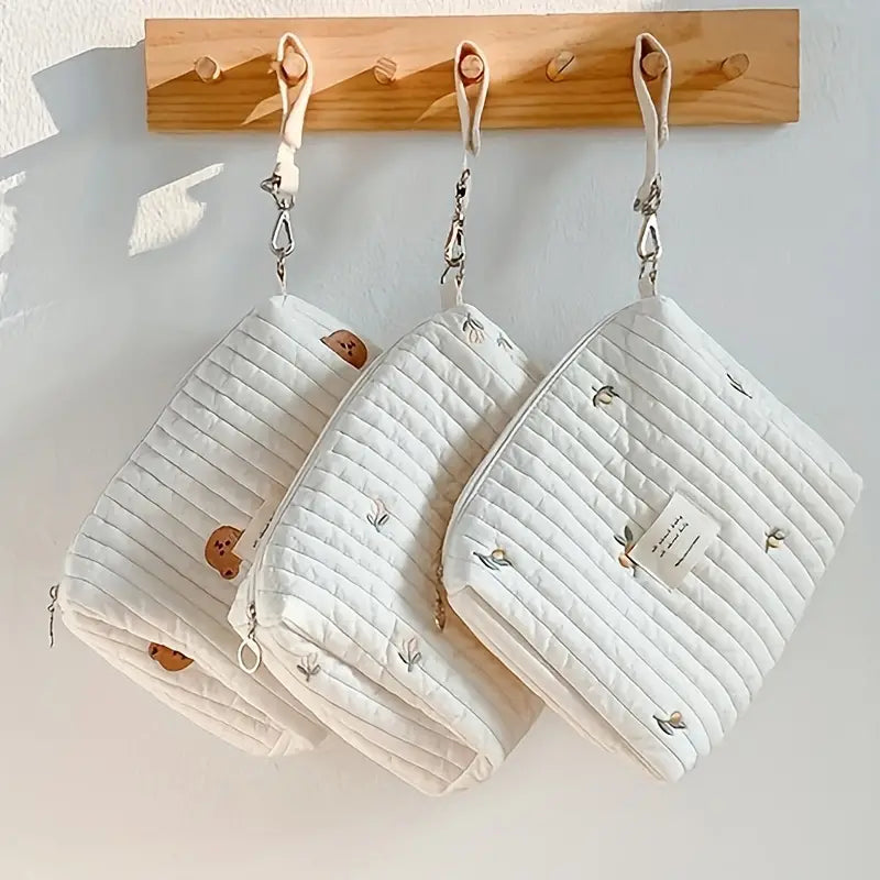 Embroidered Toiletry Bag