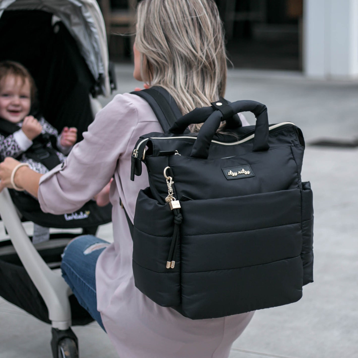 Dream Convertible Backpack Diaper Bag Midnight
