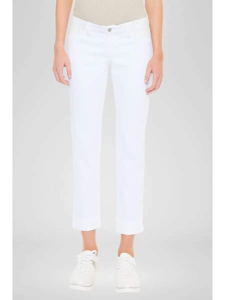 Maternity Boyfriend White Jean