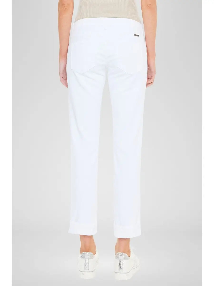Maternity Boyfriend White Jean