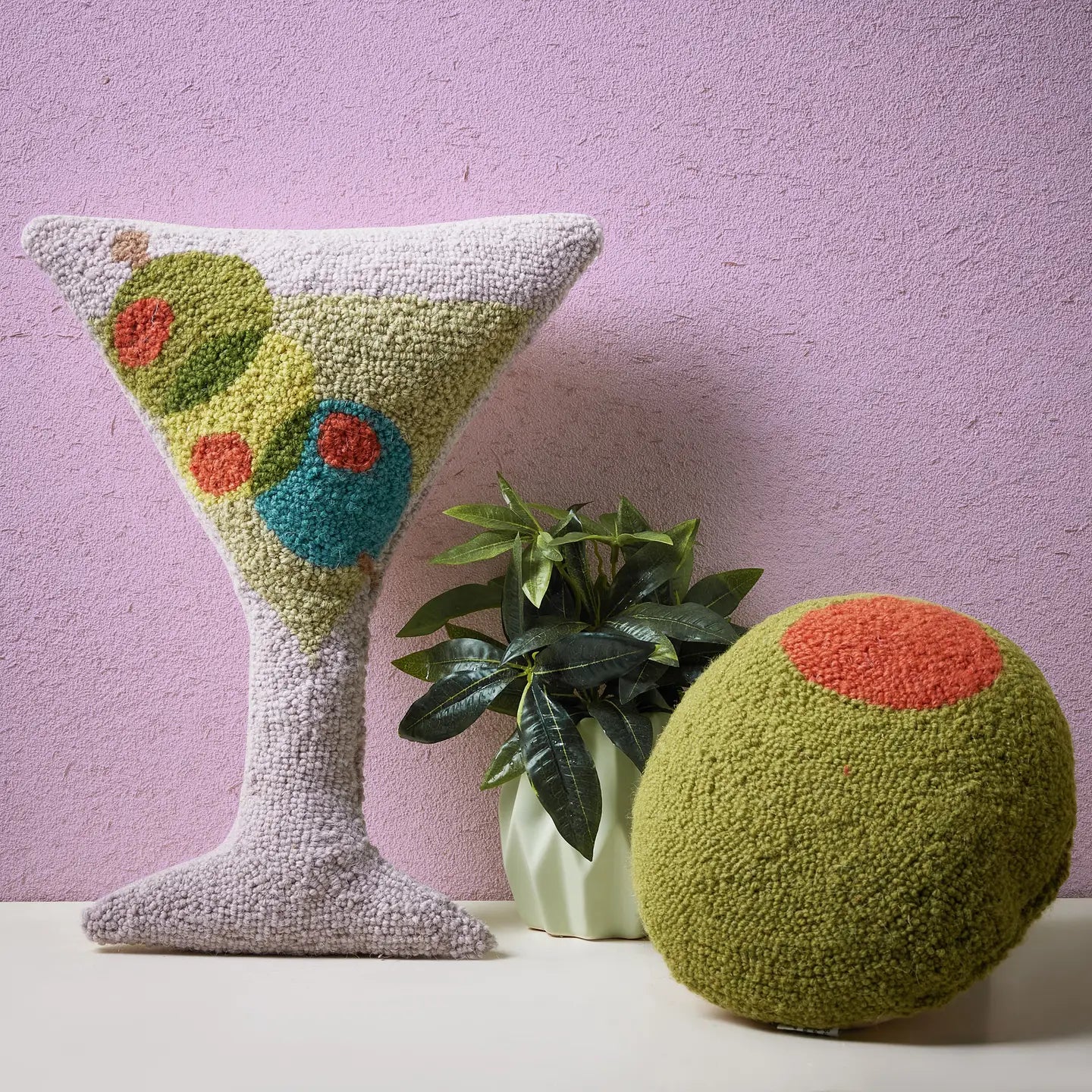 Olive Shaped Hook Pillow - Ampersand
