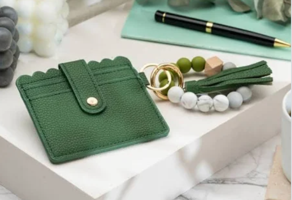 Wallet With Wristlet Bangle Bracelet