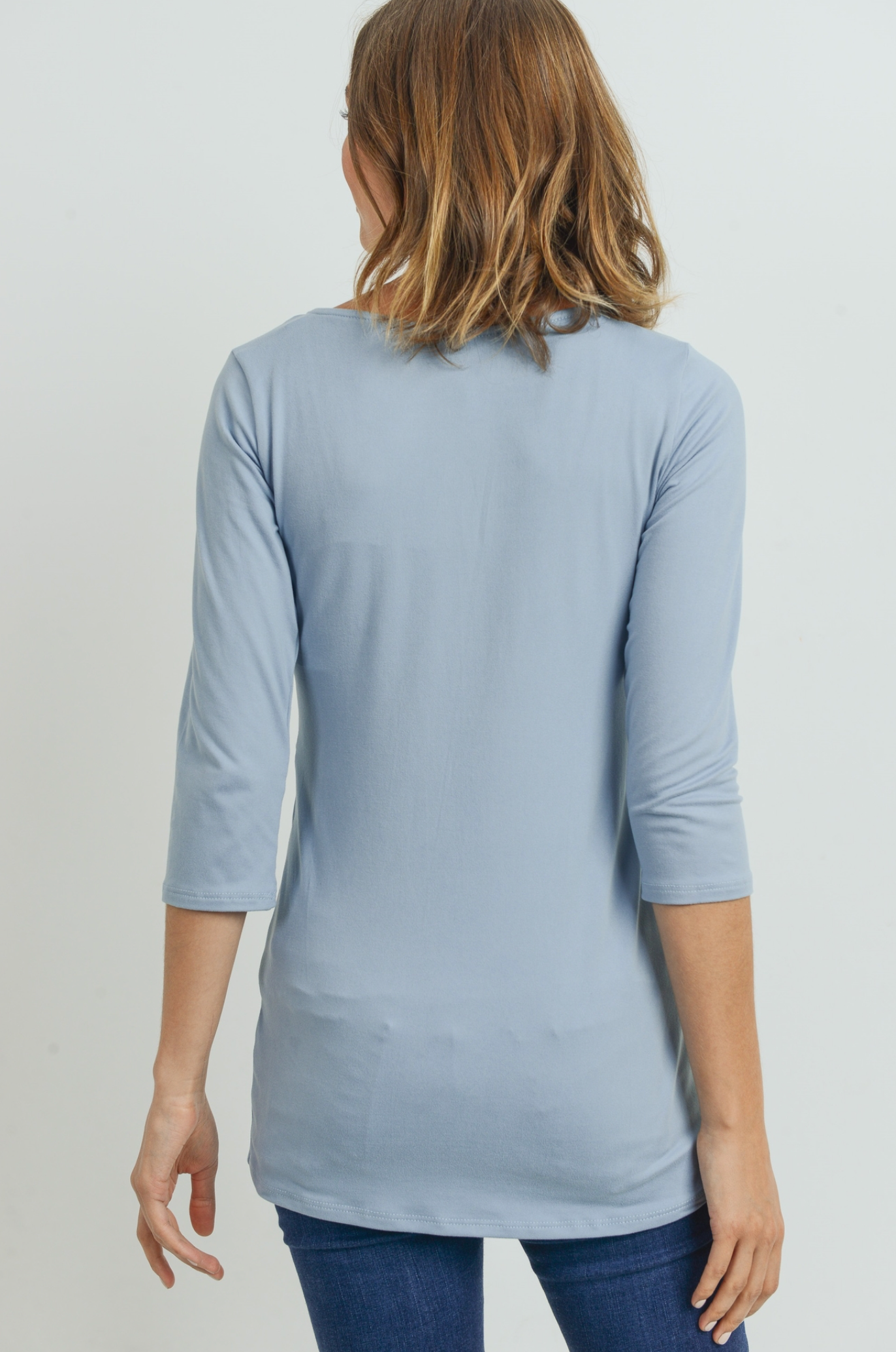 Solid Peplum Top