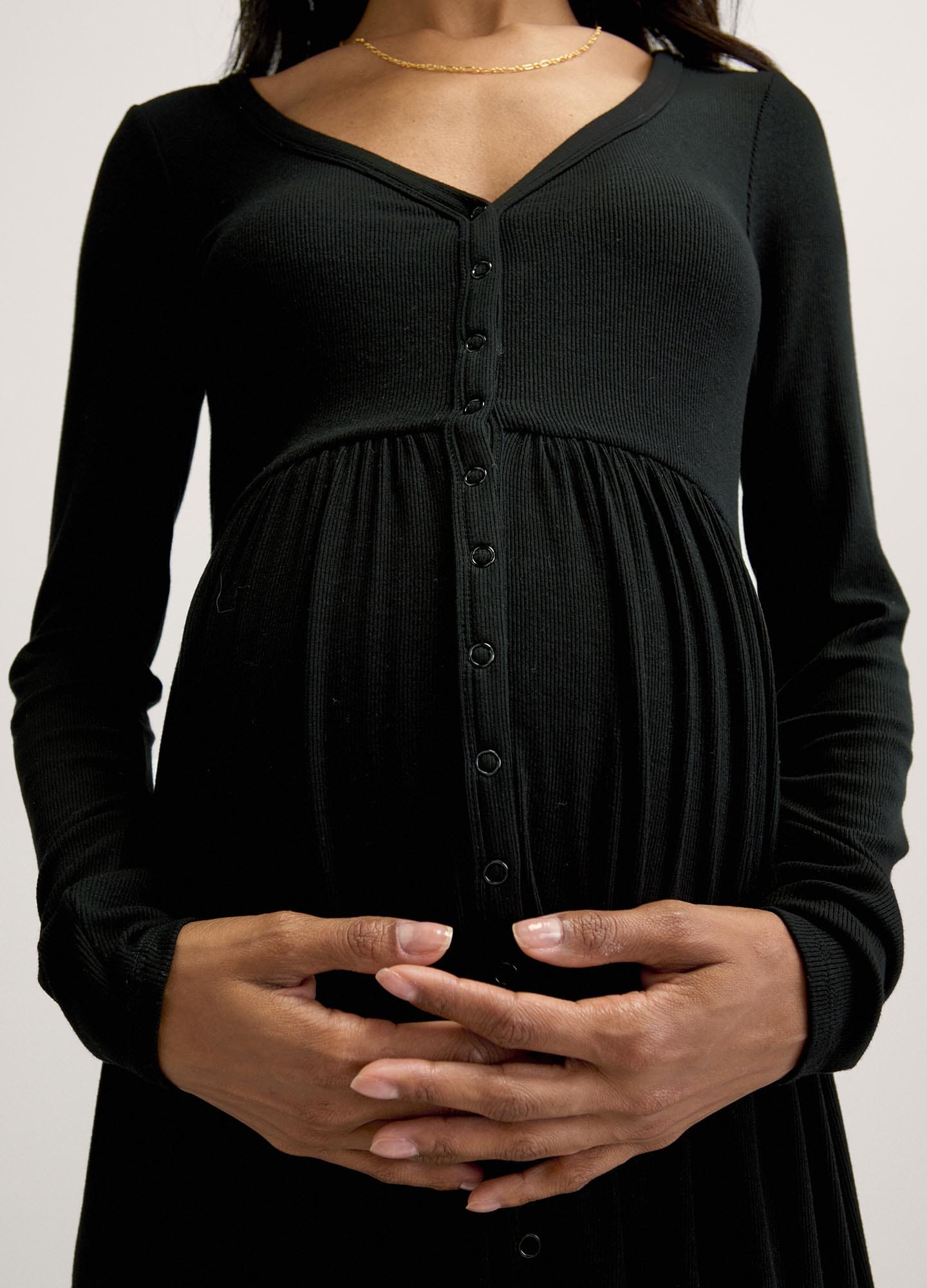 Hatch Softest Rib Nursing Dress