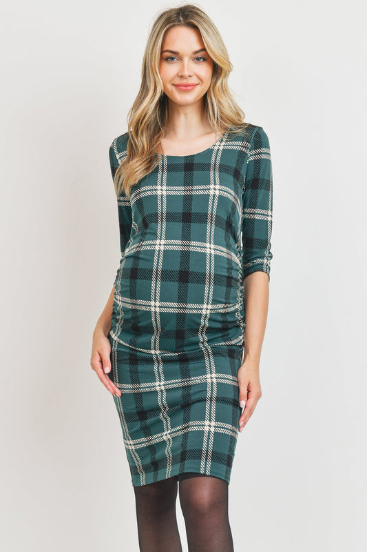 Plaid Bodycon Dress