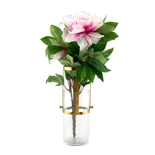 Adjustable Glass/Metal Vase