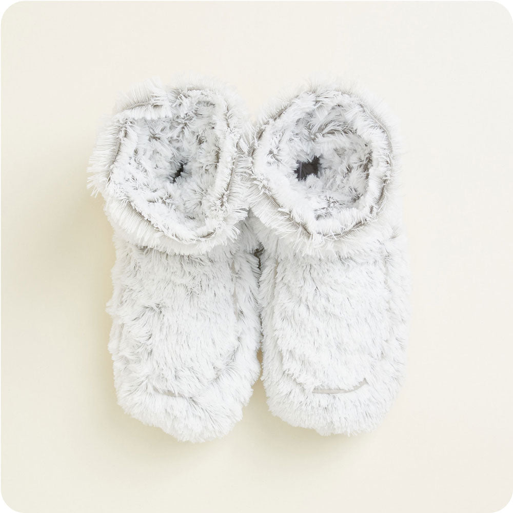 Warmies  Marshmallow Grey Microwaveable Boots