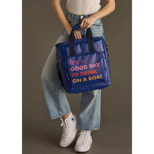 Drink On A Boat Cooler Handbag