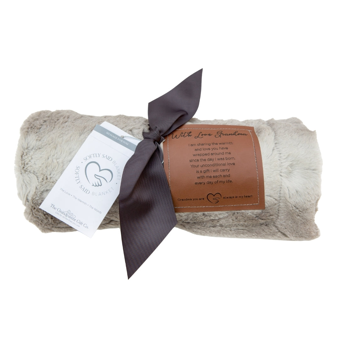 With Love Grandma, Dad & Mom Plush Blankets