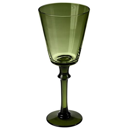Fairfax Wine Glass Olive
