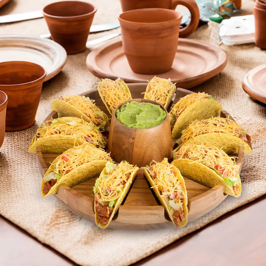 Sombrero Hat Taco Holder and Lazy Susan